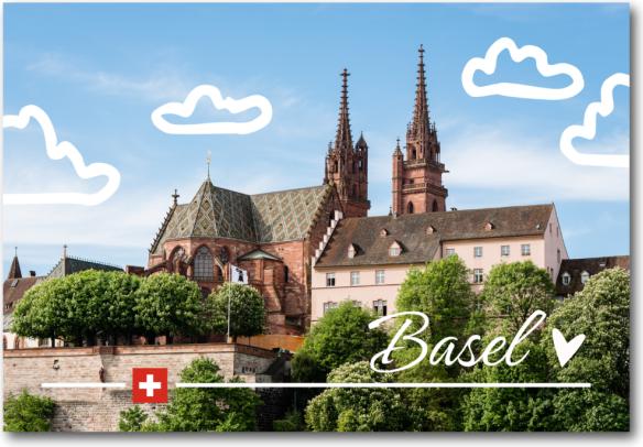 Actual product image CreaDiva Fotomagnet Basel - Münster Wolken (1x)