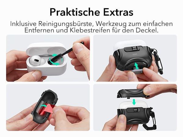 Actual product image ESR Cyber FlickLock HaloLock AirPods Pro 3 (Charging case cover)