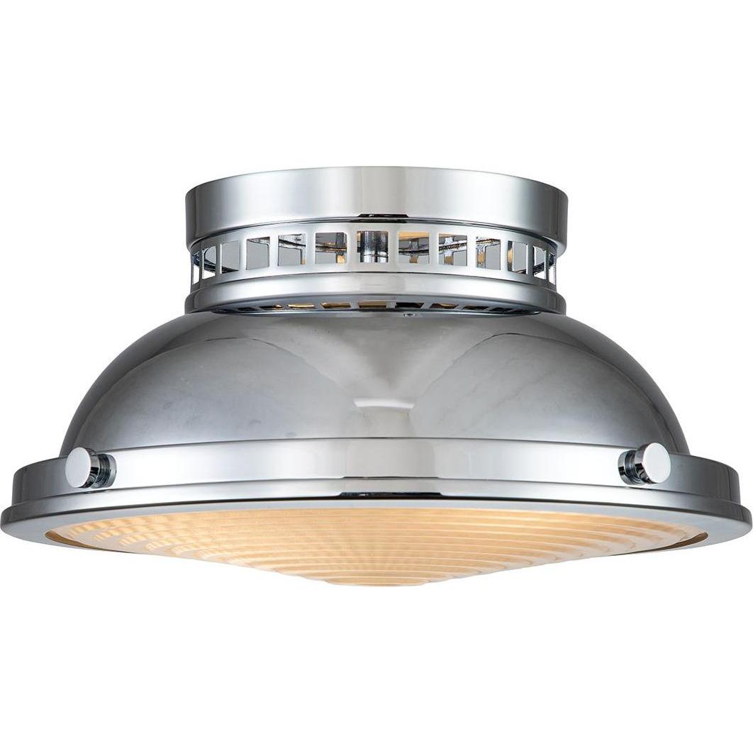 Elstead Lighting Argento Applique + Plafoniera, Plafoniera Amelia