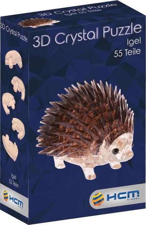 Actual product image HCM Kinzel Crystal Puzzle - Hedgehog (55 pieces)
