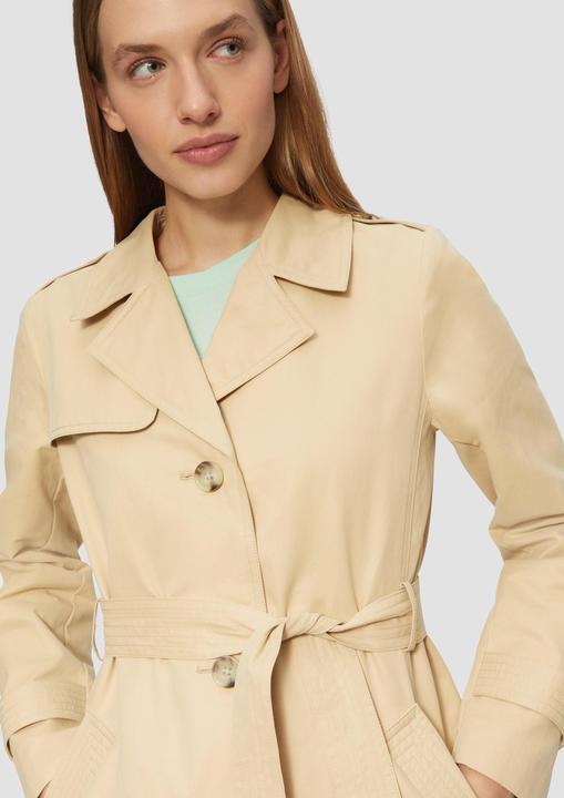 Image du produit S.Oliver Outdoor-Jacke Kurzer Trench mit Gürtel
