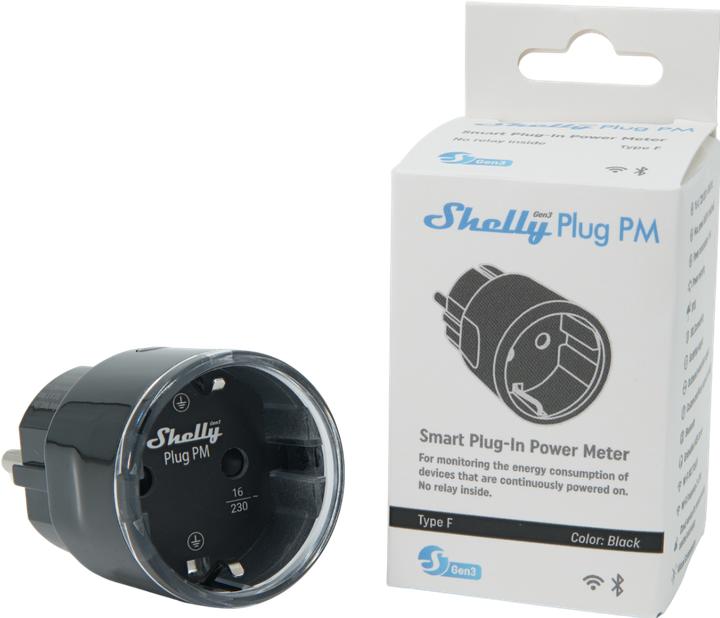 Shelly Plug PM Gen3 Black