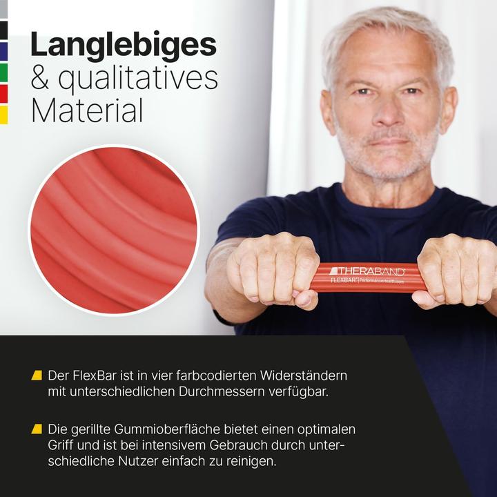 Produktbild TheraBand Thera Band Flex Ueb St Rot