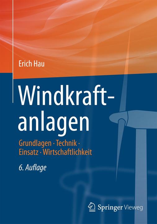 Produktbild Windkraftanlagen (Deutsch, Erich Hau)