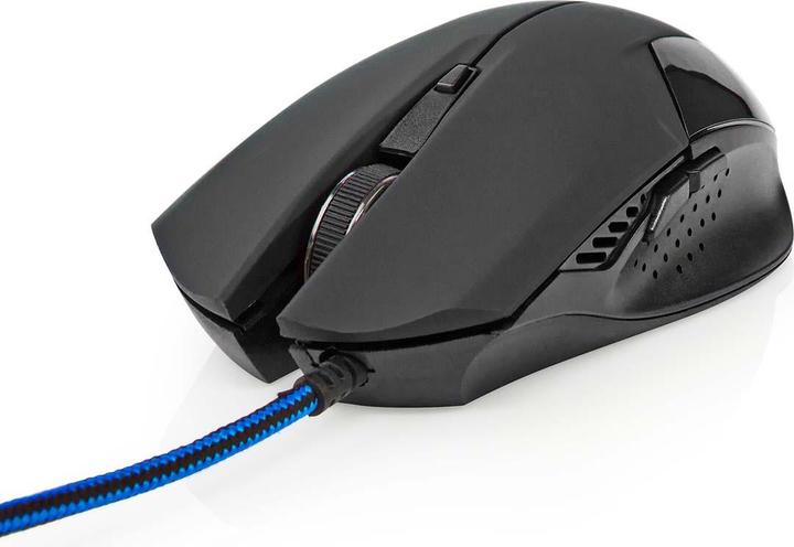 Immagine prodotto Nedis Mouse da gioco | Con cavo | 1200 / 2400 / 4800 / 7200 dpi | DPI regolabile | Numero di pulsanti: 6 (Cablato)