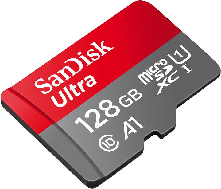 Actual product image SanDisk Ultra mit Adapter (128 GB, microSDXC, U1, UHS-I)