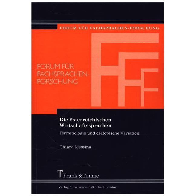 Die österreichischen Wirtschaftssprachen, Fachbücher von Chiara Messina