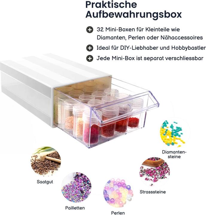 Immagine prodotto Hermex Scatola portaoggetti con organizer per cassetti