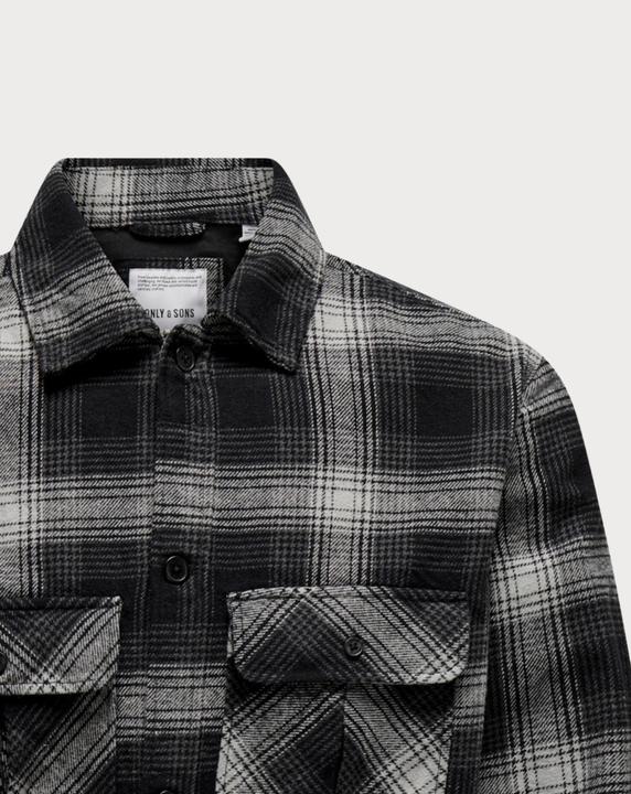 Produktbild Only & Sons Onscedric Life Check Overshirt Noos (L)
