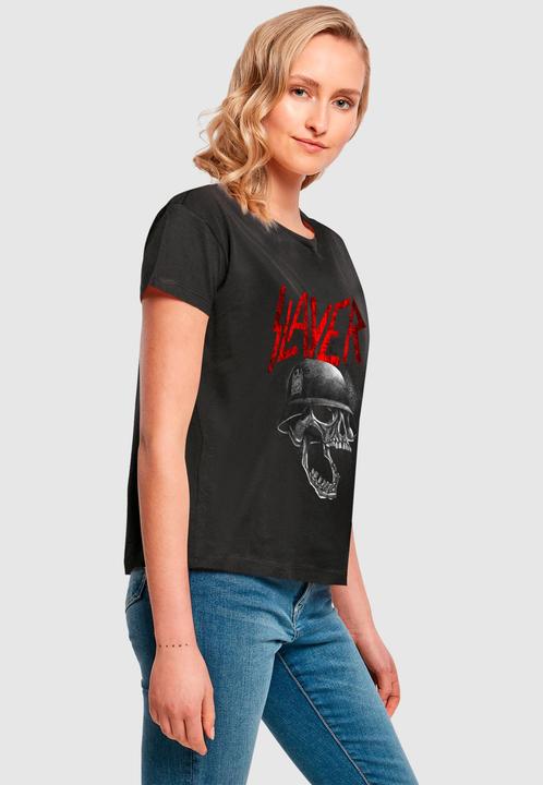 Produktbild Merchcode Ladies Slayer - Grayscale Helmet Box Tee - 169667 (XS)