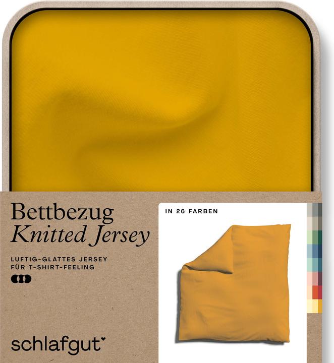 Actual product image schlafgut Knitted Jersey (Duvet cover, 240 x 220 cm)
