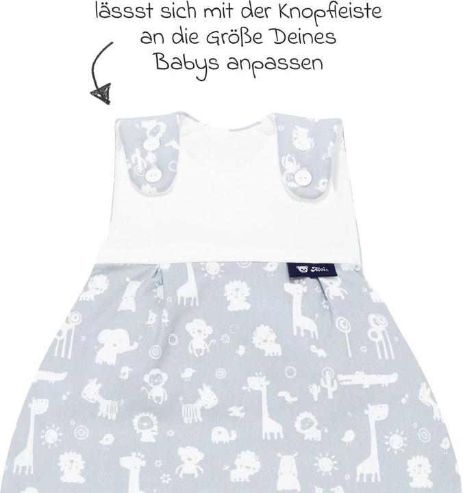 Produktbild Alvi Baby Mäxchen-Aussensack - Animals - Gr. 7 (2.5 TOG)
