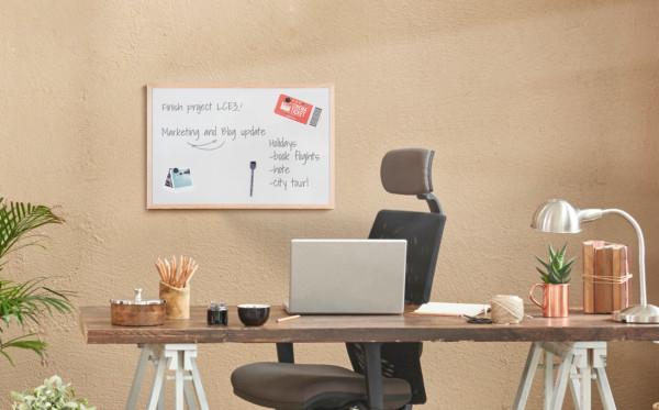 Actual product image Bi-Office Whiteboard Basic Masse der Oberfläche: 60 (60 x 45 cm)