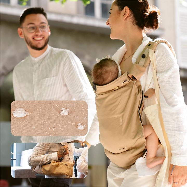 Actual product image Babymoov Moov & Boost adaptable baby carrier - Hazelnut beige