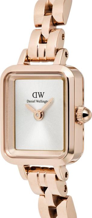 Produktbild Daniel Wellington - Quadro Mini 15.4x18.2 Arch 3-Link White Sunray Rose Gold DW00100847 (Analoguhr)