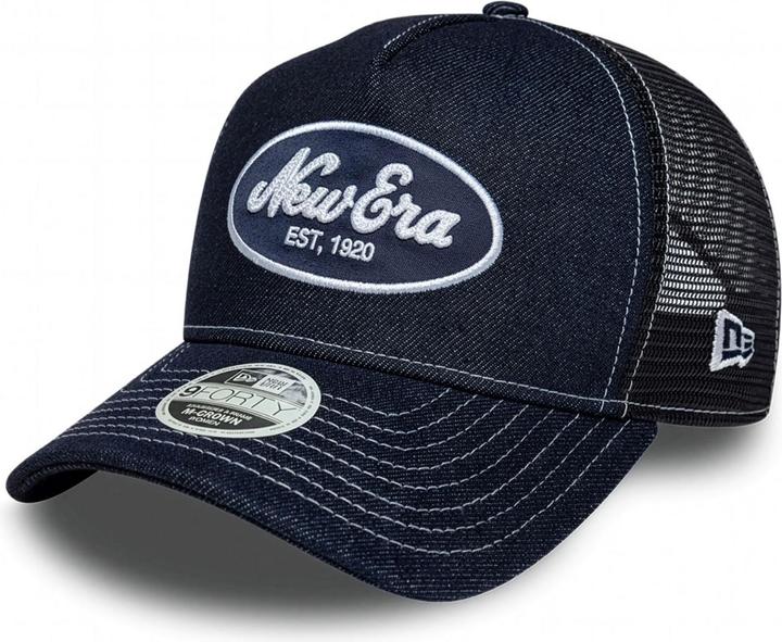 Produktbild New Era Damen A-Frame Trucker Cap - BRAND PATCH navy