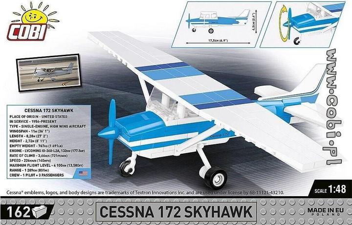 Produktbild Cobi Cyvil Aircraft Cessna 172 WB
