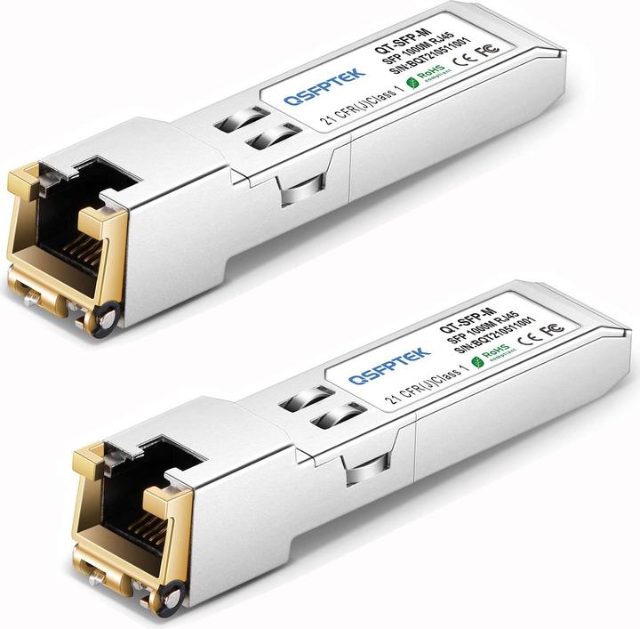 Actual product image StarTech GLCTEST SFP Transceiver Module (1000BASE-T, Copper, Cisco GLC-TE compatible SFP-