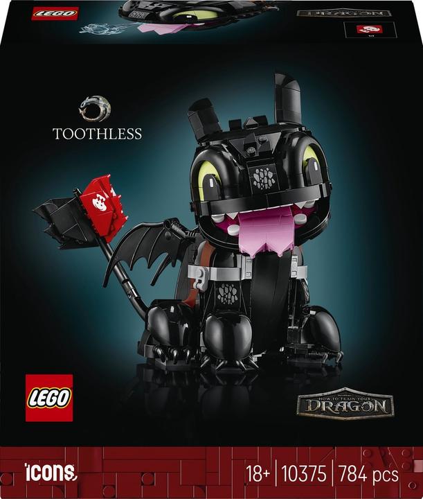 Actual product image LEGO Drachenzähmen Leicht Gemacht: Ohnezahn (LEGO Icons)