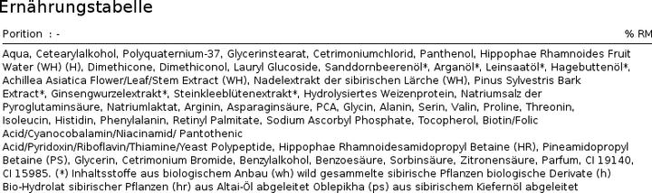 Actual product image Natura Siberica Oblepikha Conditioner Volume (400 ml)