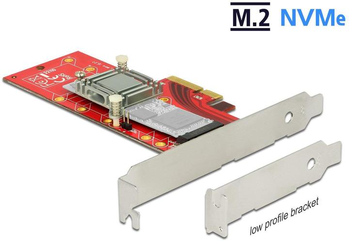 Actual product image Delock PCI-Express-x4 controller, NVMe sup.