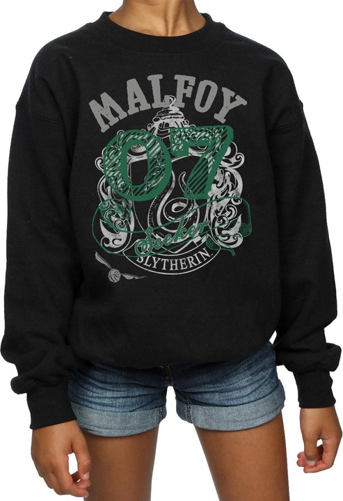 Immagine prodotto Felpa da ragazza Draco Malfoy Seeker Serpeverde (152, 158)