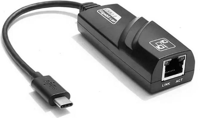 Image du produit Hermex LAN USB-C LAN vers USB-C Adaptateur Ethernet Adaptateur Ethernet USB-C (RJ45 (1x))