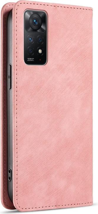 Produktbild Cover-Discount Xiaomi Redmi Note 11 Pro / 12 Pro - Stand Flip Case Hülle rosa (Xiaomi Redmi Note 12, Xiaomi Redmi Note 11 Pro)