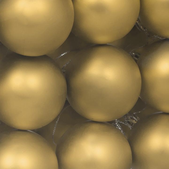 Actual product image Relaxdays - Weihnachtskugeln 50er Set, Gold/ Silber (50 -part)