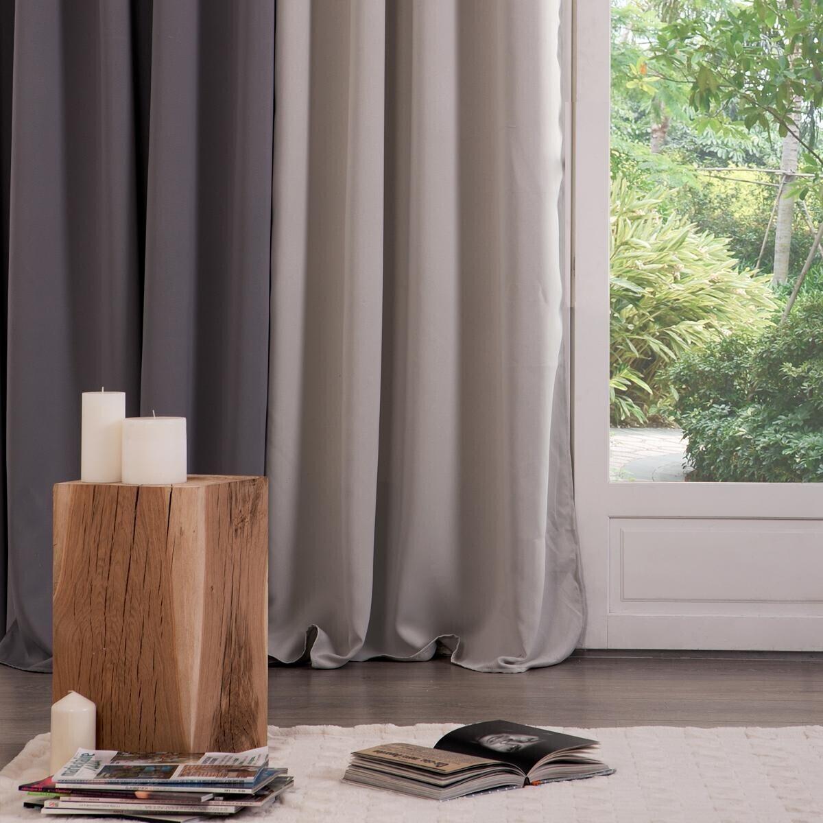 Thumbnail - Atmosphera, Vorhang, BLACKOUT IVORY CURTAIN 140X260 N (140 x 260 cm)