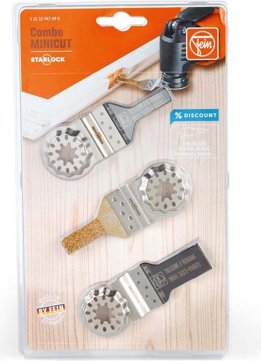 Productafbeelding Fein Accessoireset Combo Starlock Mini Cut, 3 stuks