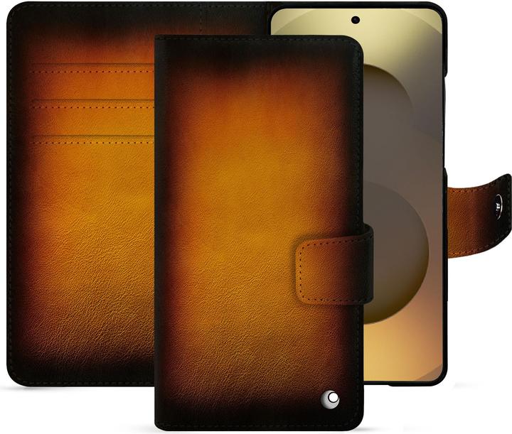 Actual product image Noreve Samsung Galaxy S26 Ultra leather wallet case (Samsung Galaxy S26 Ultra)