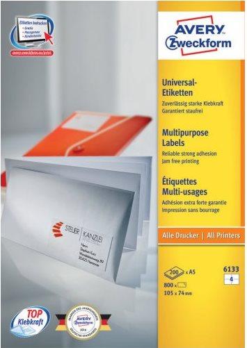Produktbild Avery Zweckform Universal