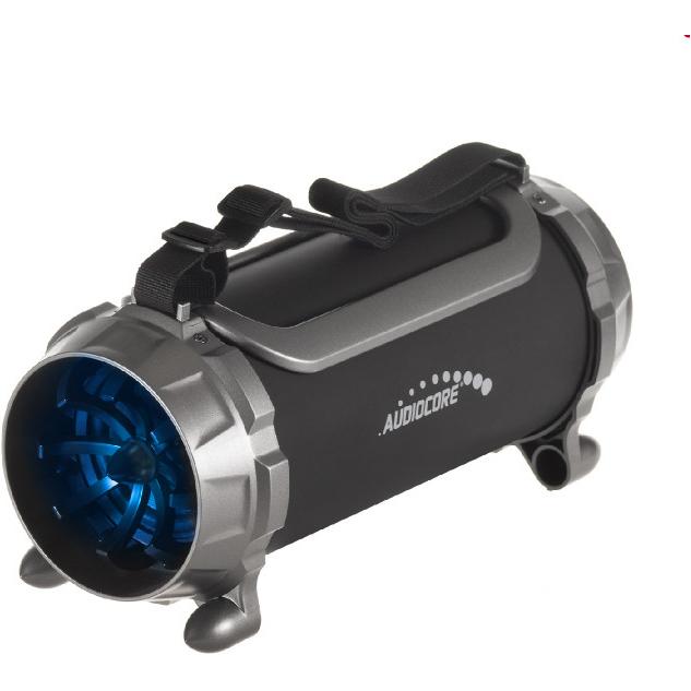 Audiocore AC890 (Batteriebetrieb), Bluetooth Lautsprecher, Schwarz, Grau