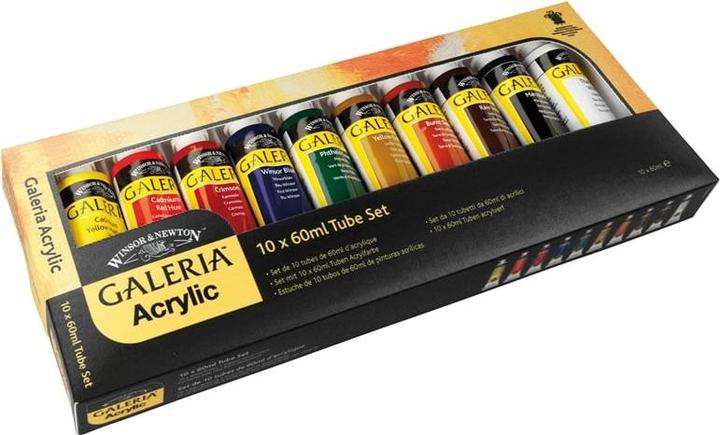 Produktbild Winsor & Newton Galeria Acrylic Set (10x60ml) (830343) (600 ml)