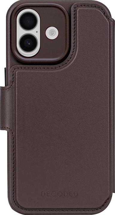 Actual product image Decoded Leather Detachable Wallet Apple iPhone 17 Chocolate Brown (Apple iPhone 17)