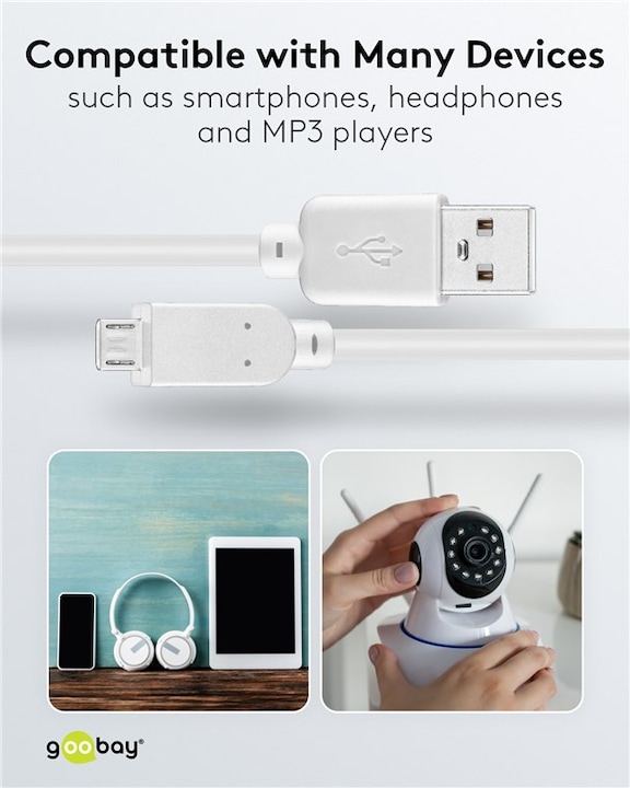 Actual product image Goobay USB 2.0 Hi-Speed (0.60 m, USB 2.0)