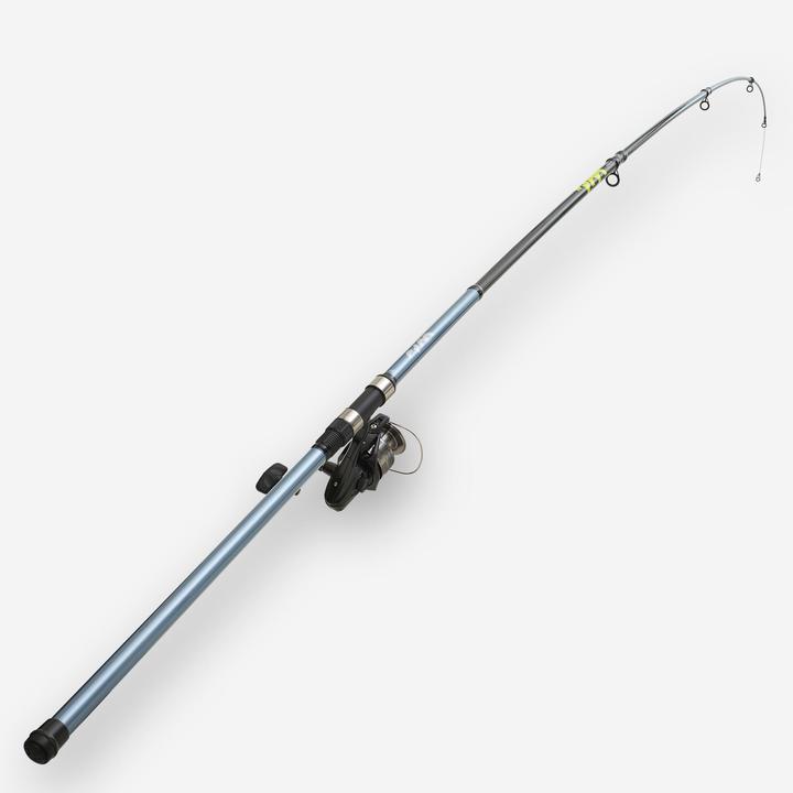 Image du produit Caperlan Ensemble de pêche en surfcasting canne et moulinet symbios light-500 390 80-150g (Canne à pêche surf, 134 cm)