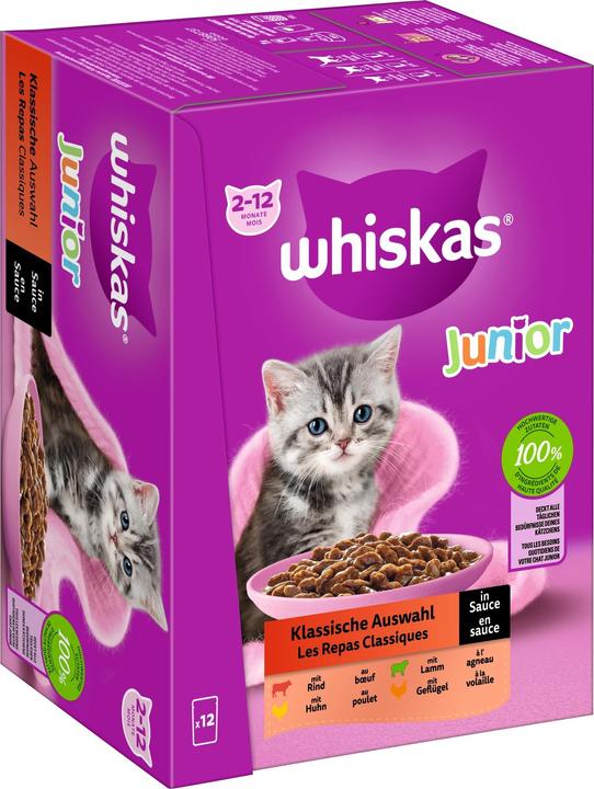 Produktbild Whiskas Multipack (Junior, 12 Stk., 1020 g)
