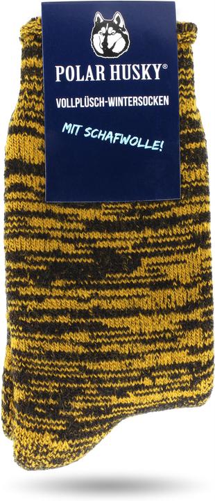 Immagine prodotto Polar Husky Farbige Vollplüsch-Socken mit Wolle (Confezione singola, 39 - 42)