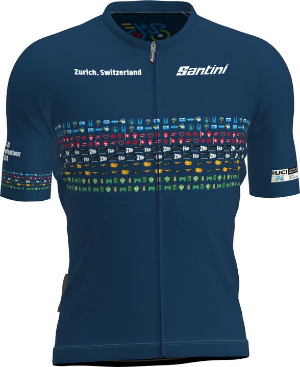 Santini Kurzarmtrikot UCI WC 2024 Zürich Unisex (XXL)