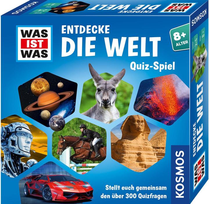 Produktbild Kosmos WAS IST WAS - Entdecke die Welt Quiz-Spiel (Deutsch, 1 - 4 Spieler)