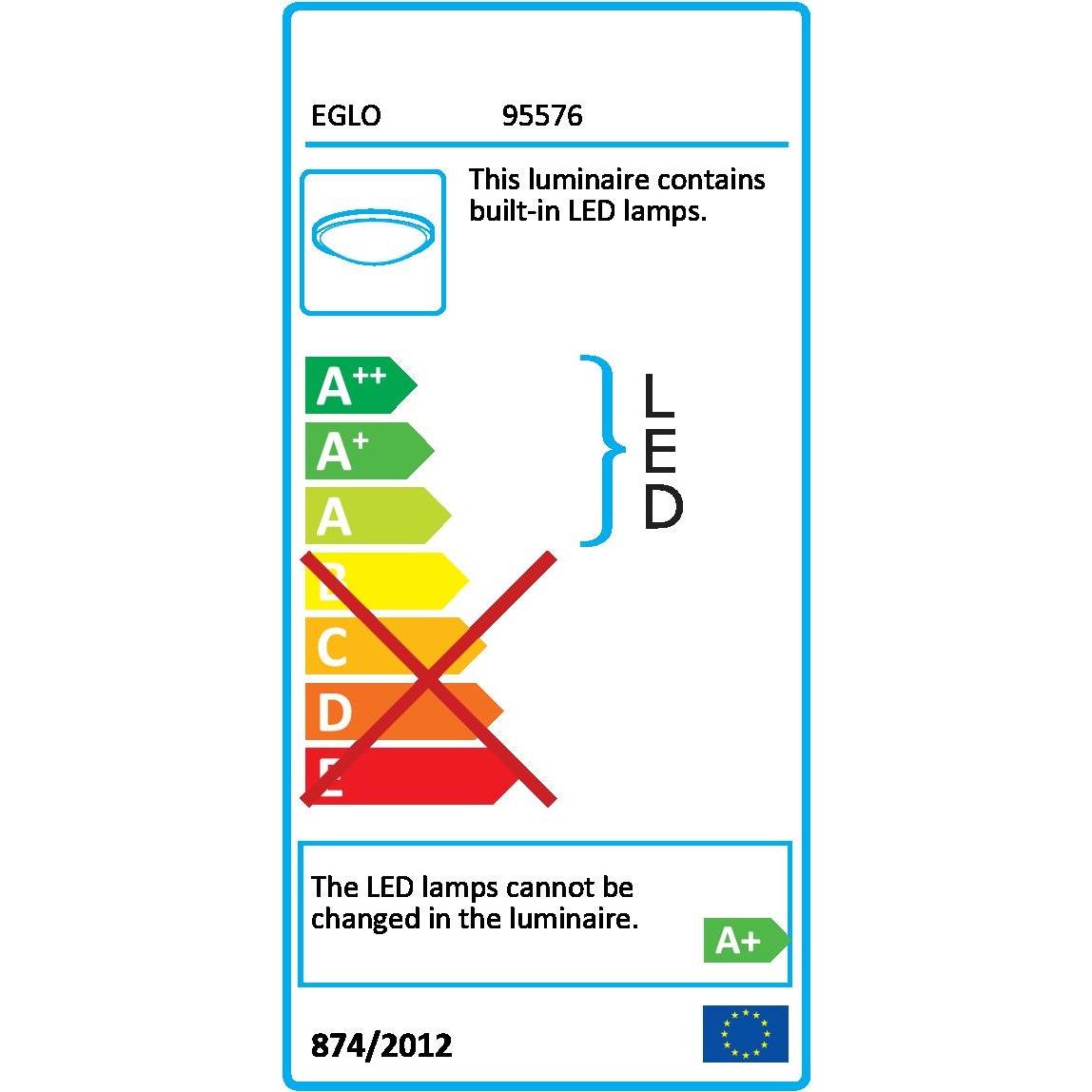 Thumbnail - EGLO, Wandleuchte + Deckenleuchte, Nerini (1500 lm)