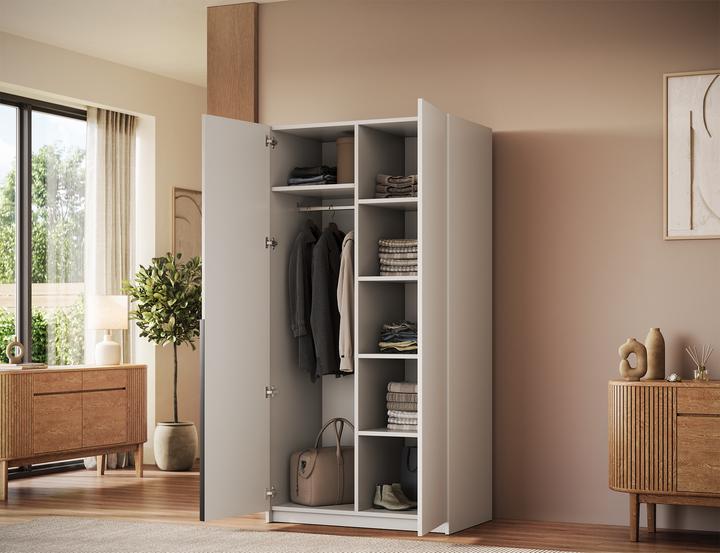Produktbild ADRK Furniture Bregma II Hinged Wardrobe (100 x 58 x 204 cm)