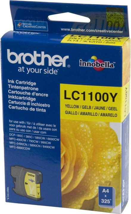 Actual product image Brother Lc-1100y (Y)