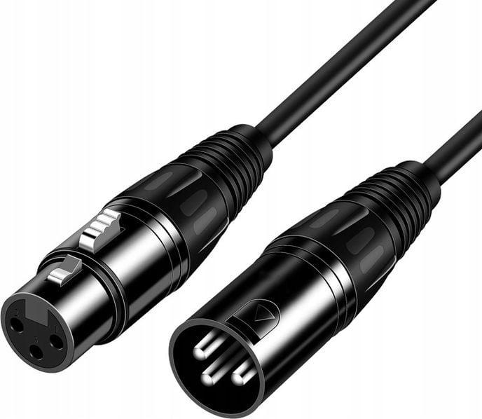 Image du produit Mozo Câble XLR-XLR pour microphone 3 m (MCABLE-XLR-FTM) (3 m, Câbles XLR)