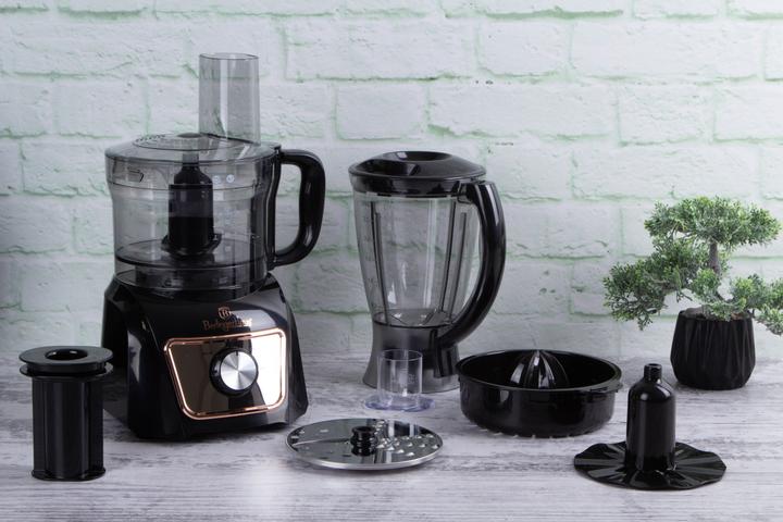Actual product image BerlingerHaus Food processor Black Rose Collection (1000 ml, 500 W)