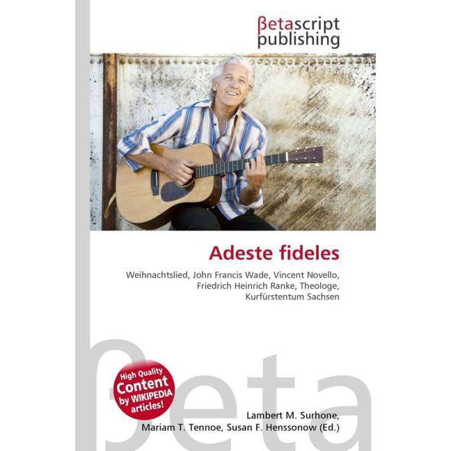 Thumbnail - Adeste fideles, Fachbücher