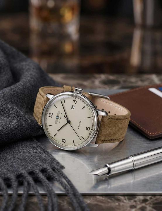 Produktbild Zeppelin Sehen Sie sich die Hindenburg Automatikuhr 80645n an (Analoguhr, 40 mm)