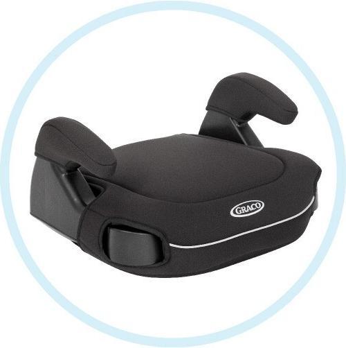 Actual product image Graco Booster Deluxe I-Size midnight seat (Booster seat, ECE R129/i-Size Standard)